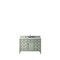 James Martin Vanities Brittany 48in Single Vanity, Sage Green w/ 3 CM Eternal Jasmine Pearl Quartz Top 650-V48-SGR-3EJP - alternate 2